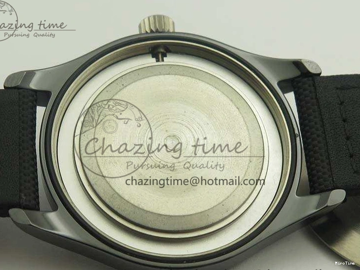 MIROTIME 0114 HighQuality Mark XVIII LAUREUS IW324703 Black Ceramic MKF Best Edition On Black Nylon Strap A 7218